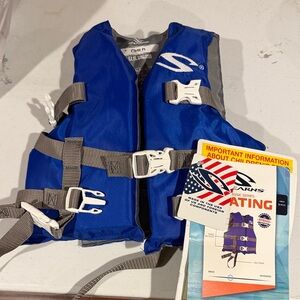 Stearns Blue Life Jacket kids 30-50 lbs